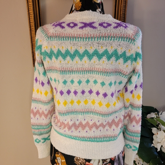 80s Vintage Retro Crewneck Sweater - Picture 3 of 6